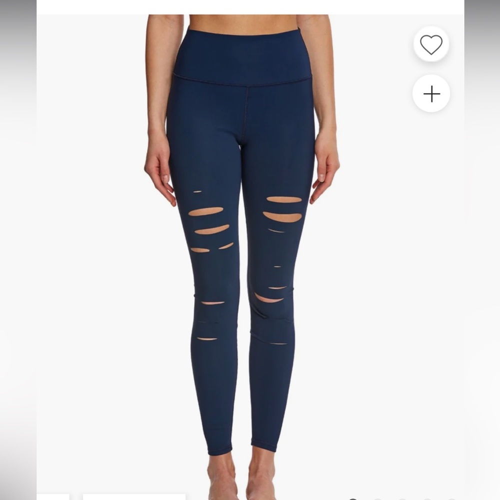 Alo Yoga Ripped Warrior High Waisted Leggings